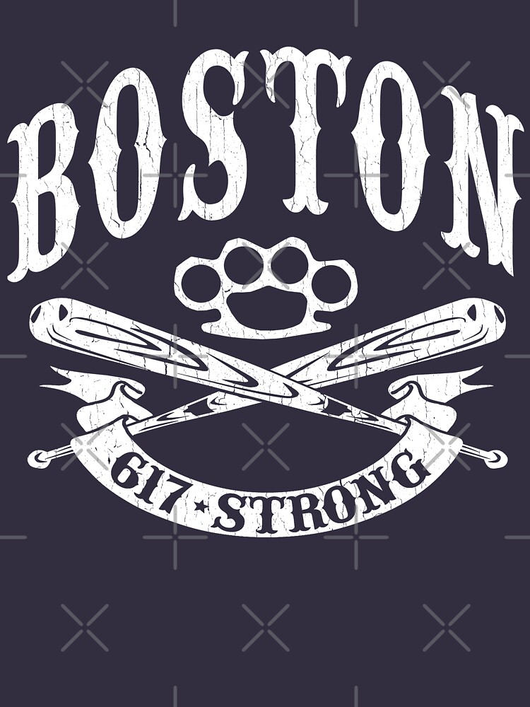 Boston 617 Strong (vintage distressed look)