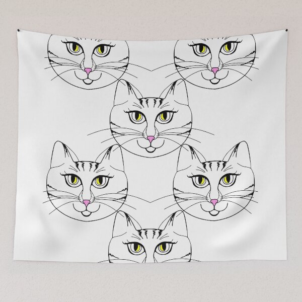 Item preview, Cat Lover sketch llustration designed and sold by SILVERAPPLE.