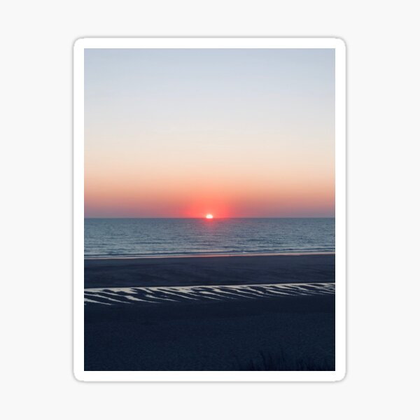 Sonnenuntergang am Meer Sticker