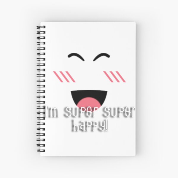 Roblox Face Spiral Notebooks Redbubble - yawn blush roblox