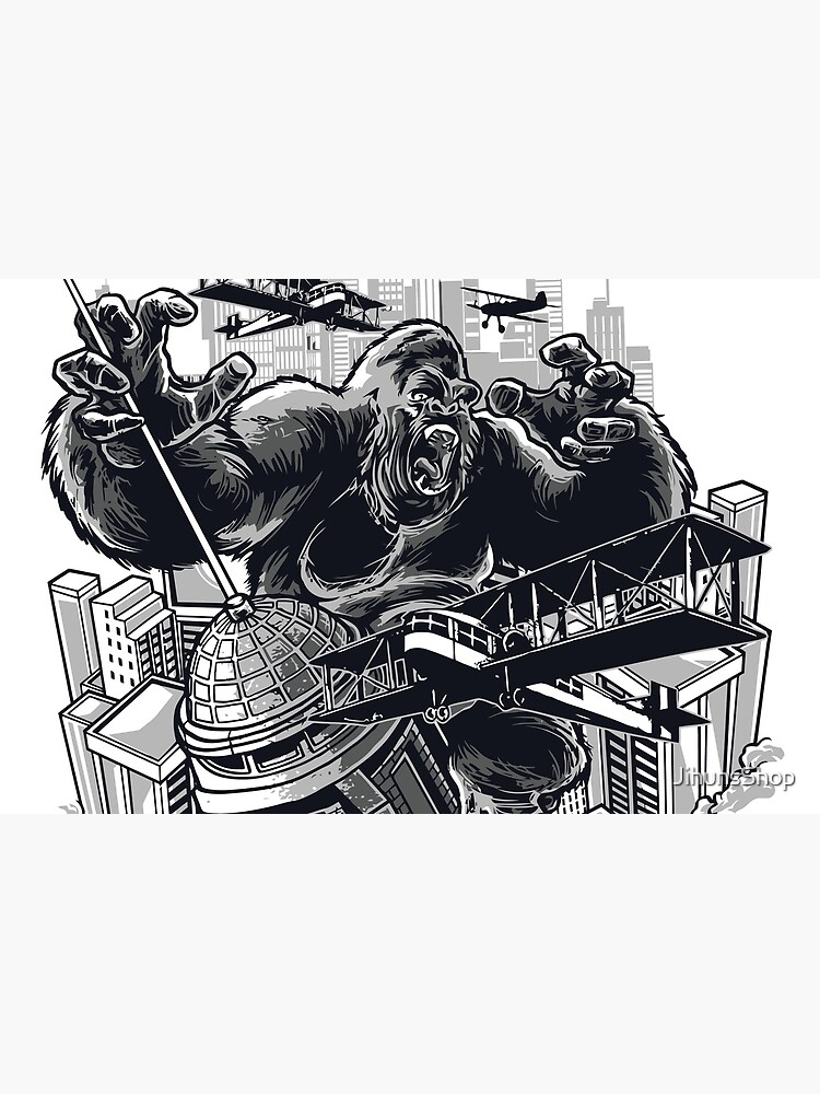 Vinilo para portátil «Dibujo de King Kong» de JihunsShop | Redbubble