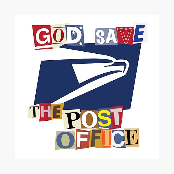 God Save The Post Office Photographic Print