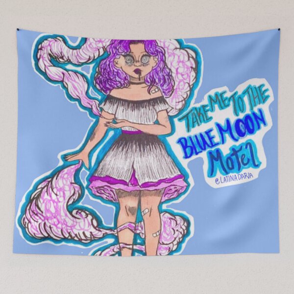 Item preview, Take me to the Blue Moon Motel  designed and sold by Latinadaria.