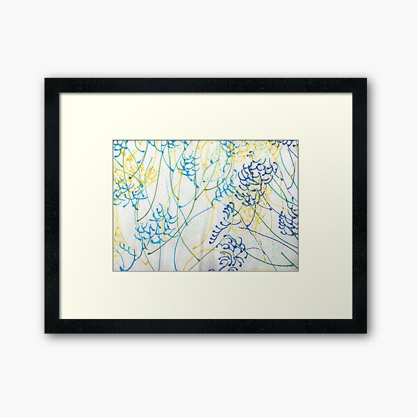 SEA FAN CENTRAL PLAINS Framed Art Print