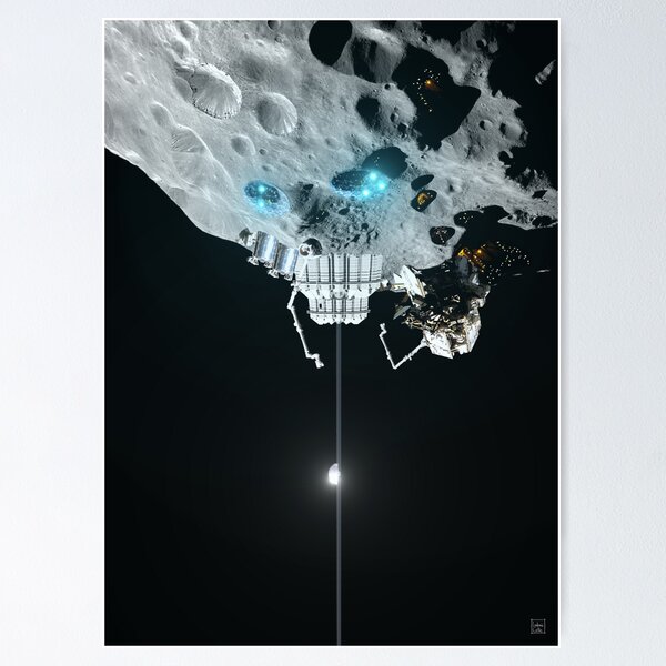 Clarke And The Space Elevator Poster