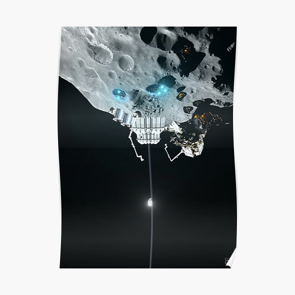 Clarke And The Space Elevator Poster