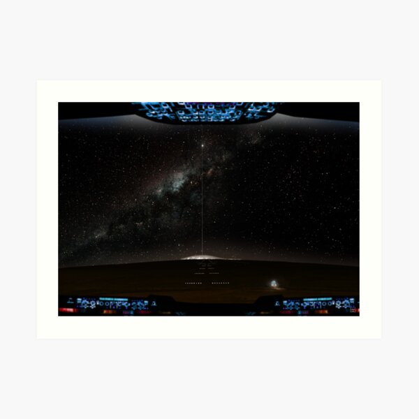 Ascending Pavonis Mons Up To Sheffield Art Print