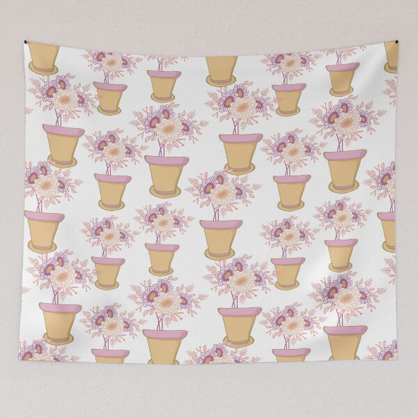Item preview, Potted Plant -  Pink and Purple Palette designed and sold by Squarebird.