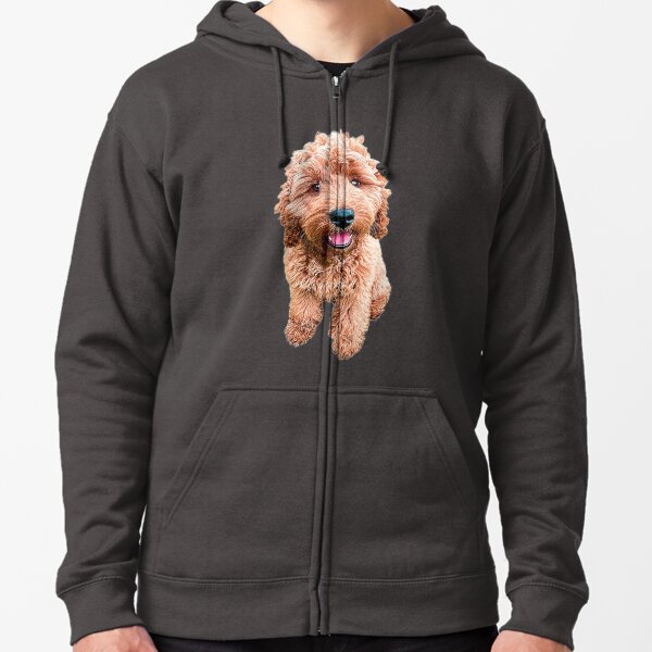 Cockapoo Cockerpoo Cute Doodle Puppy Dog Zipped Hoodie