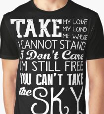 Firefly Theme song quote (white version) Graphic T-Shirt