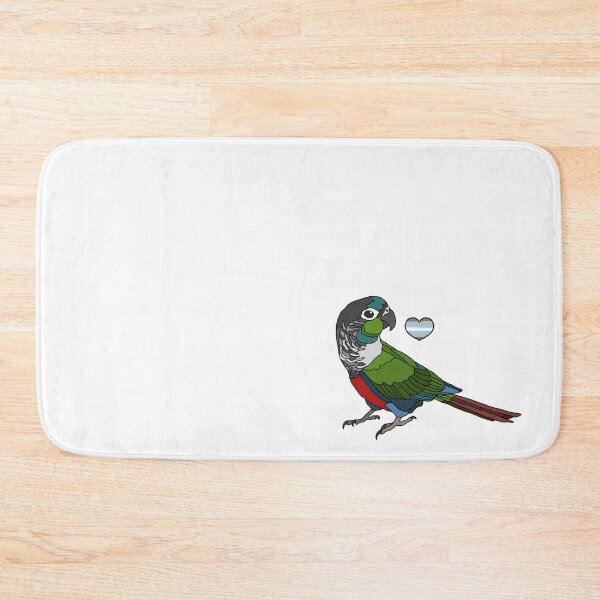 Item preview, Demiboy Heart Crimson Bellied Conure designed and sold by AdoraBirdArt.