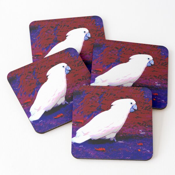Item preview, White Cockatoo-Red Fruit designed and sold by XCEEDTRANSITION.