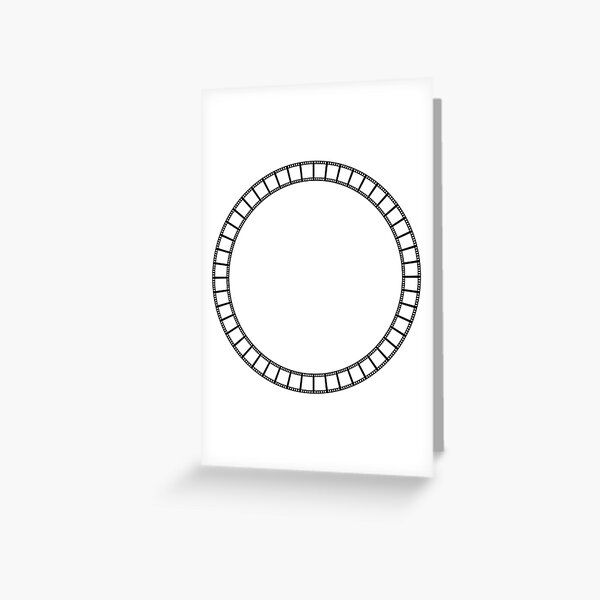 Abstract circle Greeting Card