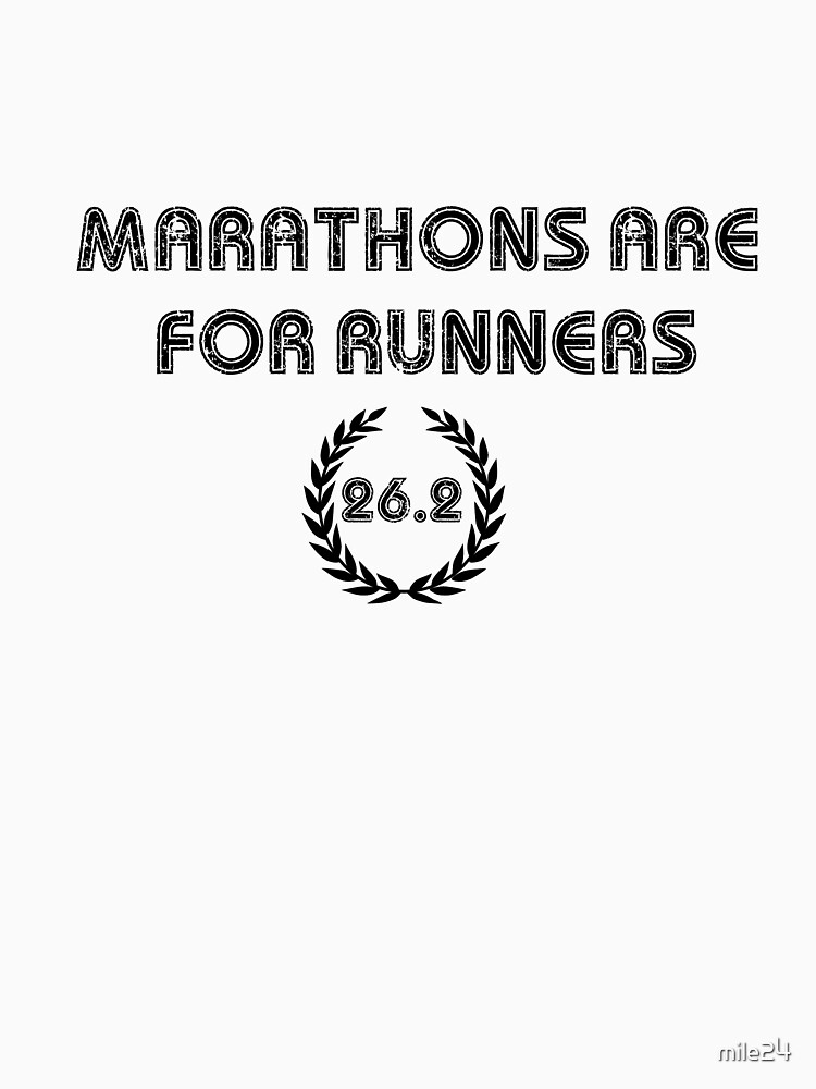 Thumbnail 7 of 7, Essential T-Shirt, Marathons are for Runners designed and sold by mile24.