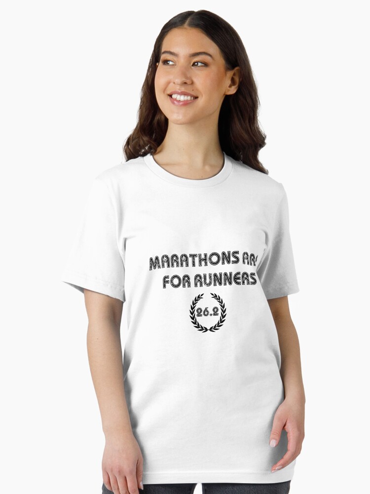 Thumbnail 1 of 7, Essential T-Shirt, Marathons are for Runners designed and sold by mile24.
