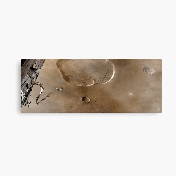 Olympus Mons From Orbit Metal Print