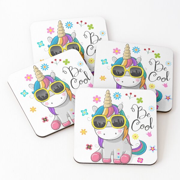 Item preview, Cute Unicorn Cartoon with Rainbow Hair  designed and sold by Ross-Sergey.