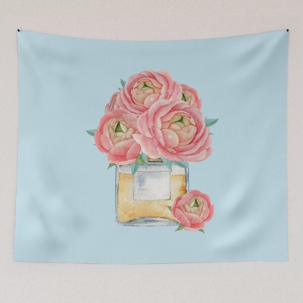 Item preview, Pink Floral Perfume Bottle designed and sold by Alicia Chee.