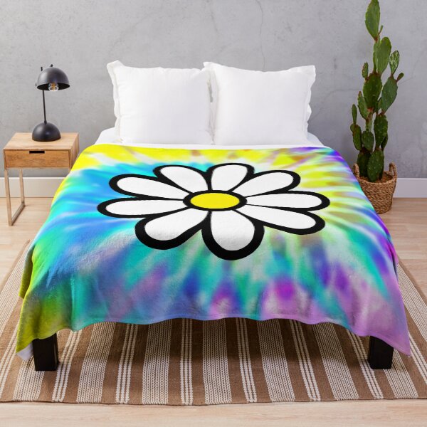 Item preview, Tie Dye Daisy Hippie Boho Pattern Happy Pattern designed and sold by funnytshirtemp.