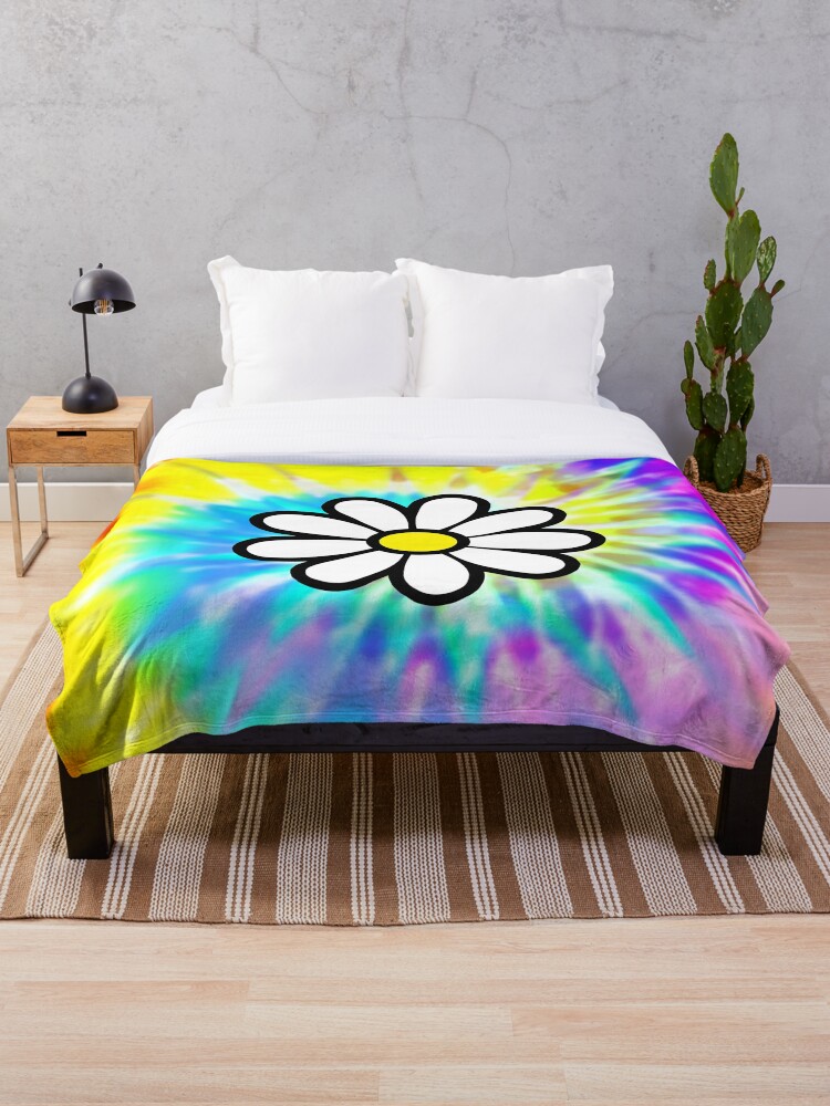 Bohemian Tie-Dye Throw Blanket