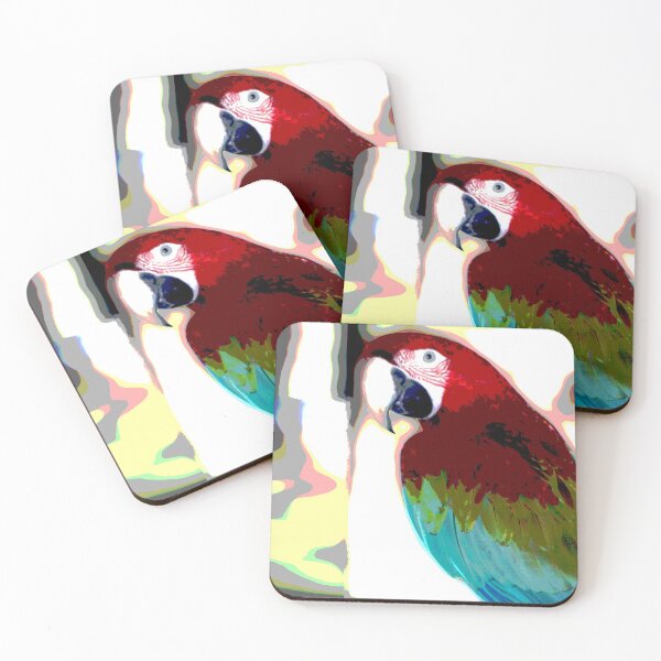 Item preview, Scarlet Macaw Poster designed and sold by XCEEDTRANSITION.