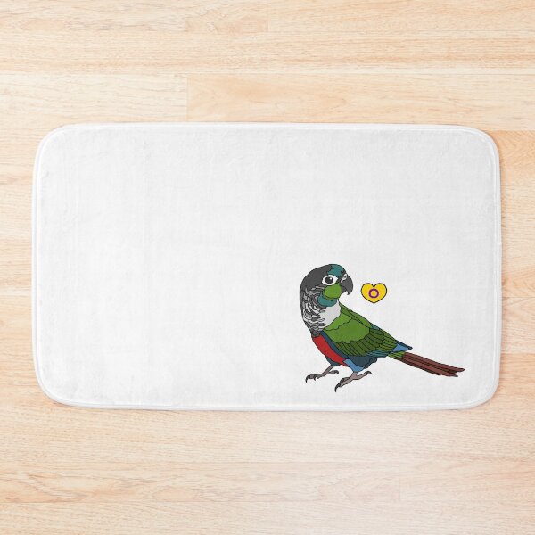 Item preview, Intersex Heart Crimson Bellied Conure designed and sold by AdoraBirdArt.