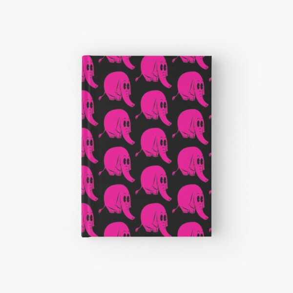 Pink Elephants Hardcover Journal