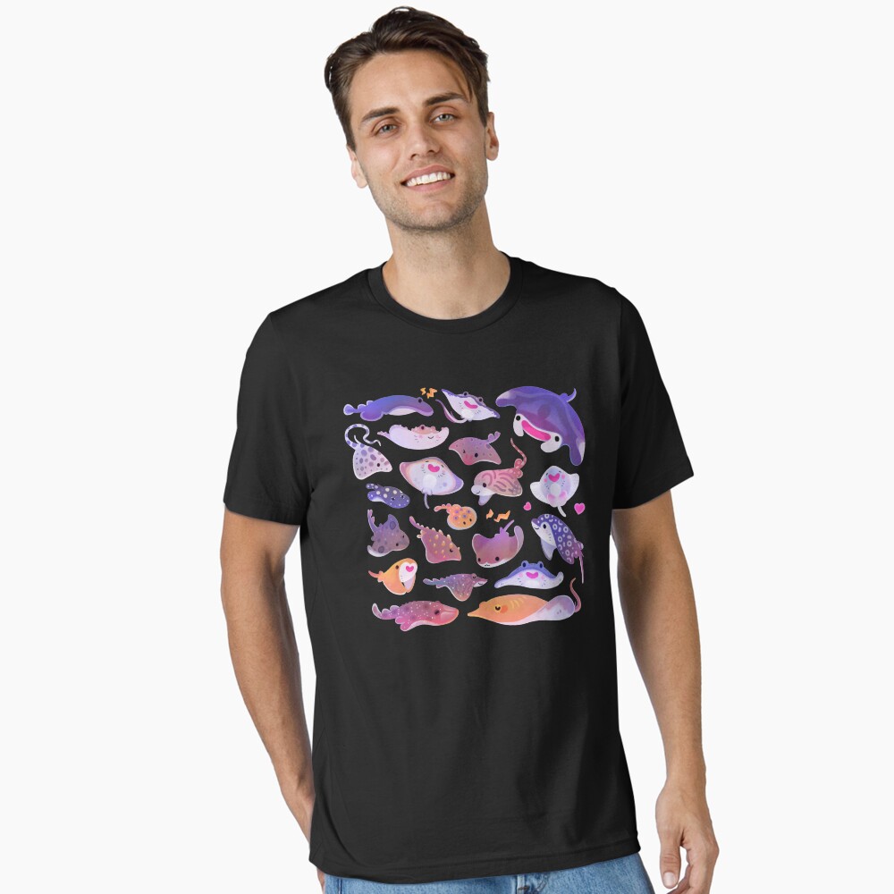 Vista previa del artículo con la obra «Camiseta esencial», diseñado y vendido por pikaole.