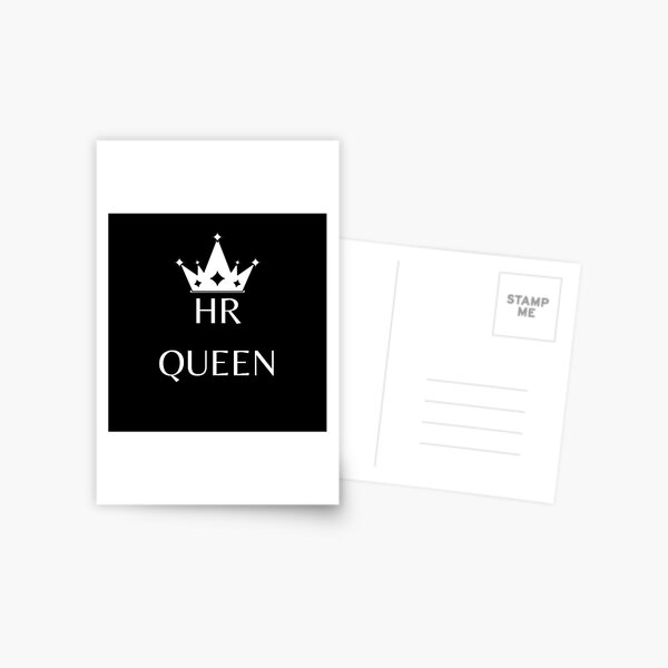 hr queen human resource Postcard