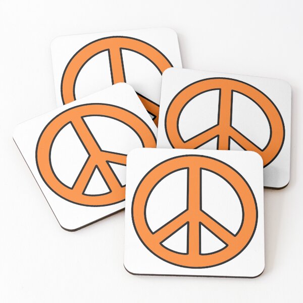 Item preview, Orange Peace Sign designed and sold by By Stacy Dawn.
