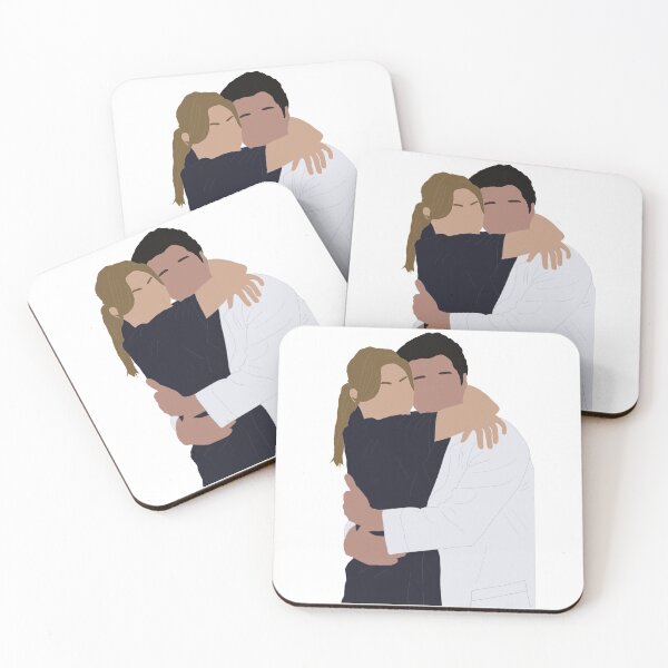 Item preview, Meredith & Derek Sticker designed and sold by TheShowsAddict.