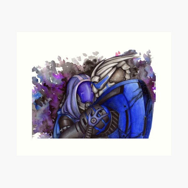 Item preview, Tali and Garrus designed and sold by YumiKoyuki.