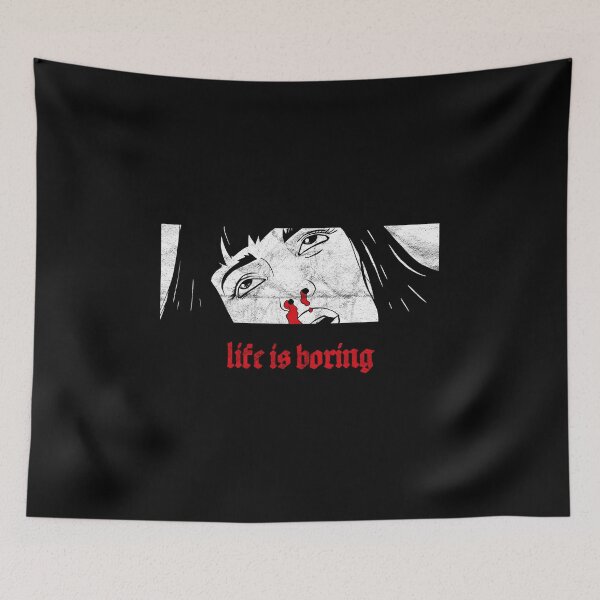 Item preview, Life Is Boring Grunge Mia Fiction Vintage Uma Occult  designed and sold by A-Fashion.