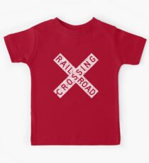 railroad crossing Kids Tee