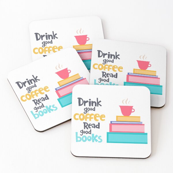 Item preview, Drink good coffee, read good books designed and sold by ElenaDanilo.