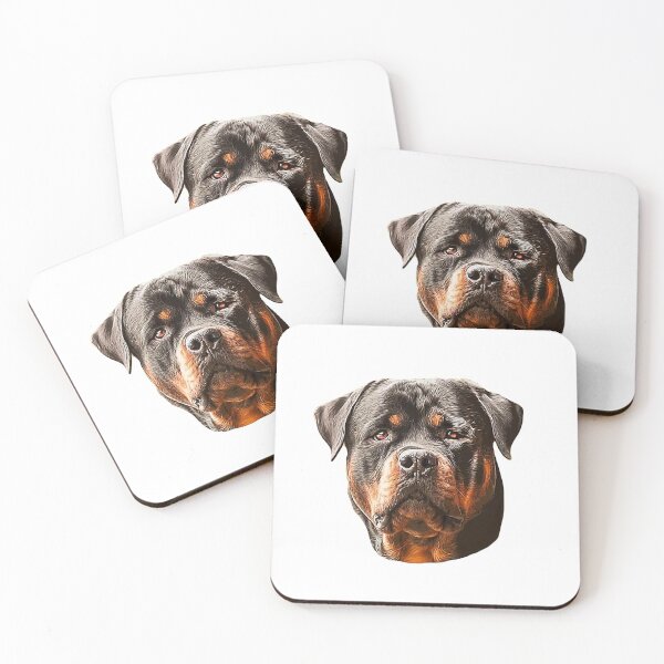 Item preview, Rottweiler Stunning Dog Head Art designed and sold by ElegantCat.