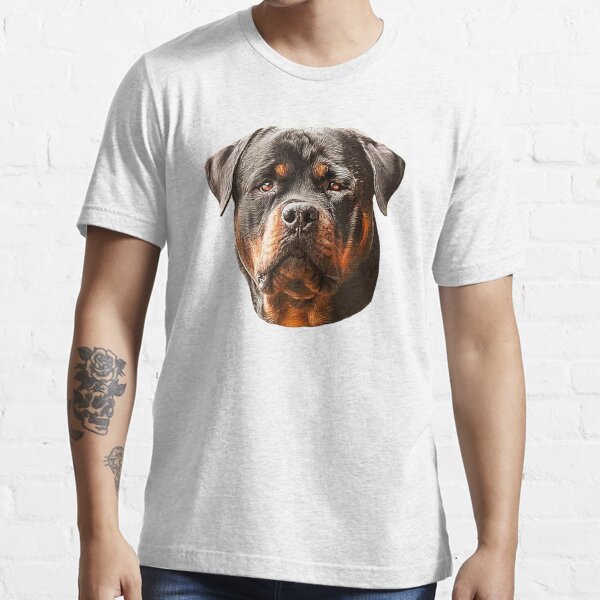 Rottweiler Stunning Dog Head Art Essential T-Shirt by ElegantCat