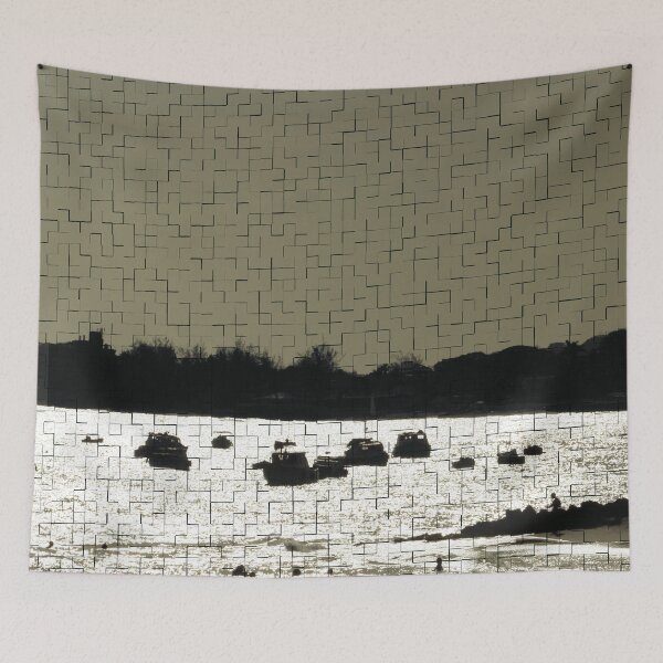 Item preview, Tiled Olive Shores designed and sold by XCEEDTRANSITION.