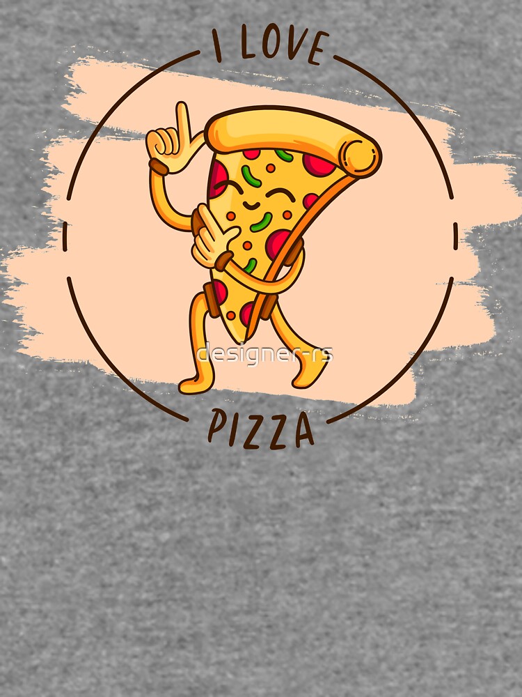 "Ich liebe Pizza" Leichter Pullover von designerrs Redbubble