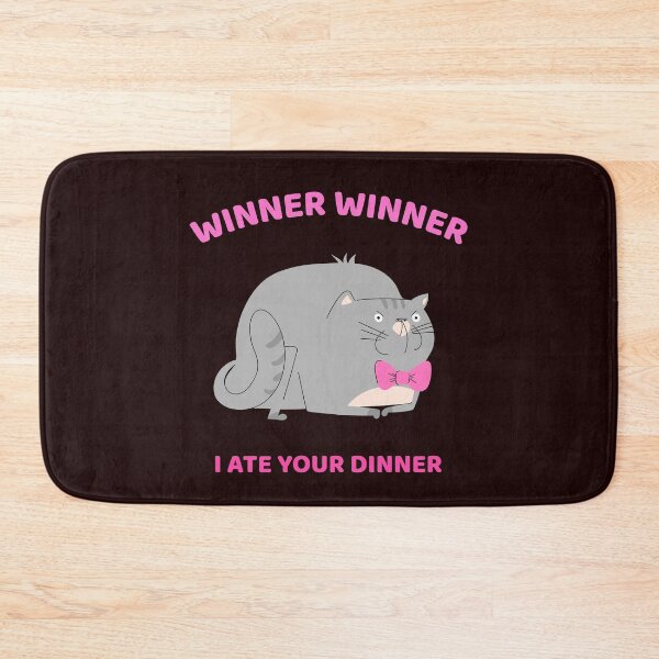 Item preview, Funny Fat cat eats your dinner designed and sold by misskrisnov.