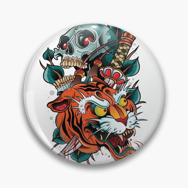 Item preview, Possessed tiger designed and sold by Sasha-Arts.