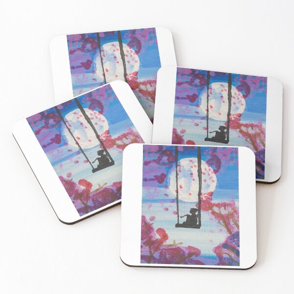 Item preview, Beautiful girl on swing in Moonlight designed and sold by Yeewen1234.