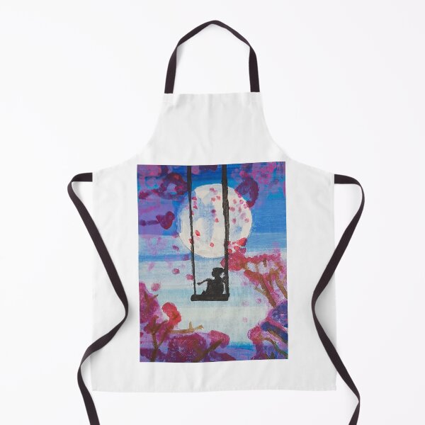 Item preview, Beautiful girl on swing in Moonlight designed and sold by Yeewen1234.