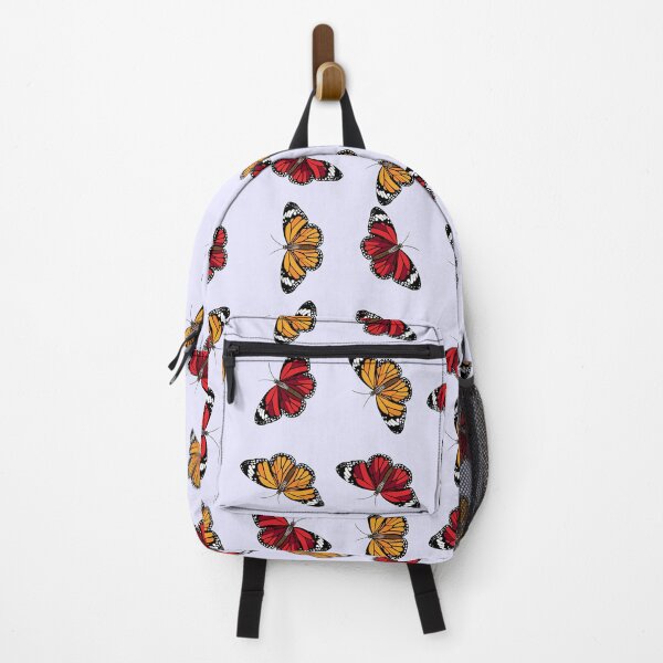 Item preview, Red / orange butterfly pattern designed and sold by NatureArtUK.