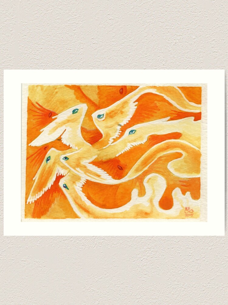 Ophanim Art Print By Unknownbinaries Redbubble