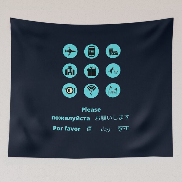 Item preview, Travelling and Tourism Translator Icons designed and sold by CLPDesignLab.