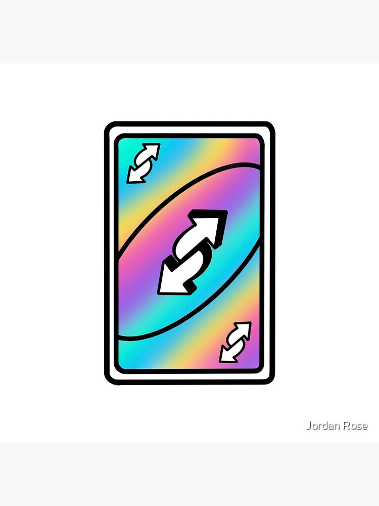 Rainbow Uno Reverse | Greeting Card