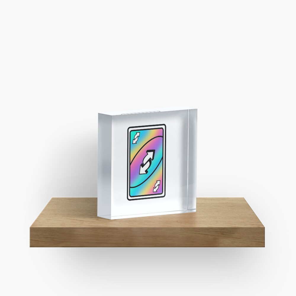 Rainbow Uno Reverse Card Canvas Print for Sale by Jordan Rose