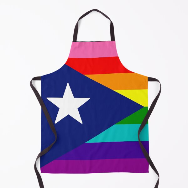 Item preview, Puerto Rican Classic Rainbow Pride Flag designed and sold by SimplyPride.