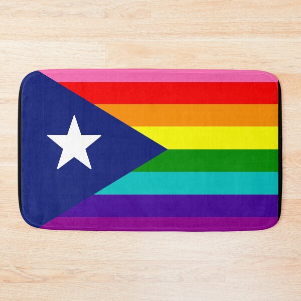 Item preview, Puerto Rican Classic Rainbow Pride Flag designed and sold by SimplyPride.
